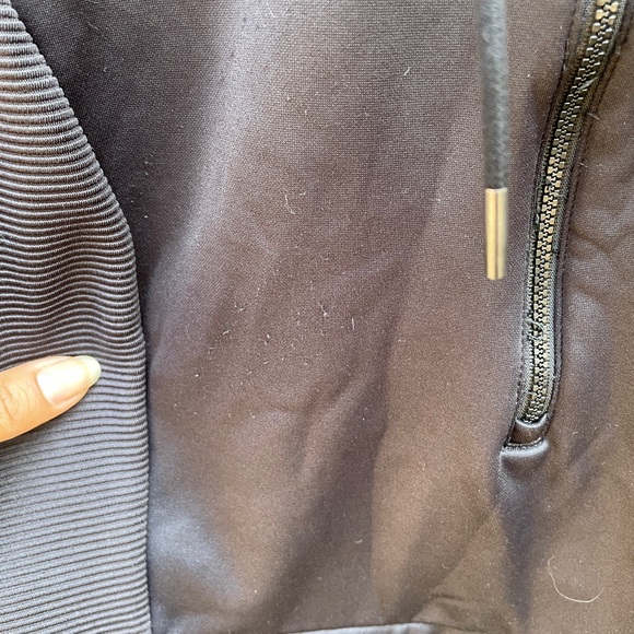 AVIA | Women's Quarter-Zip Ribbed Pullover Jacket - Picture 5 of 7